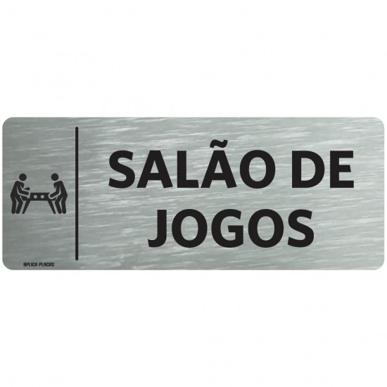 Placas Salão de Jogos